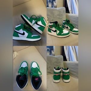 Jordan 1 Retro High Lucky Green $150